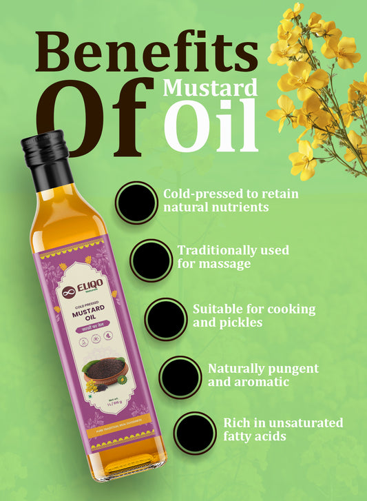 Mustard Oil – Pure Cold Pressed Oil | Kachi Ghani & Chemical-Free