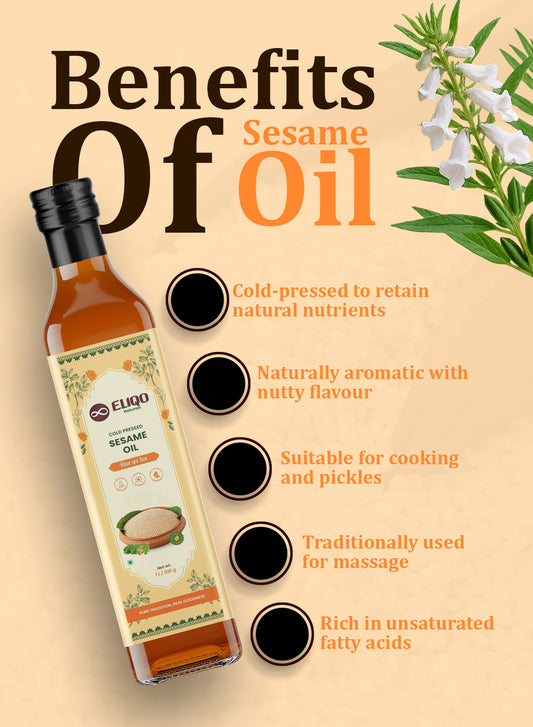Premium Sesame Oil – Cold Pressed, Unrefined & Chemical-Free