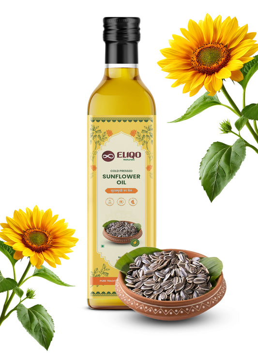 Cold Pressed Sunflower Oil – Unrefined & Healthy Cooking Oil | Rich in Vitamin E