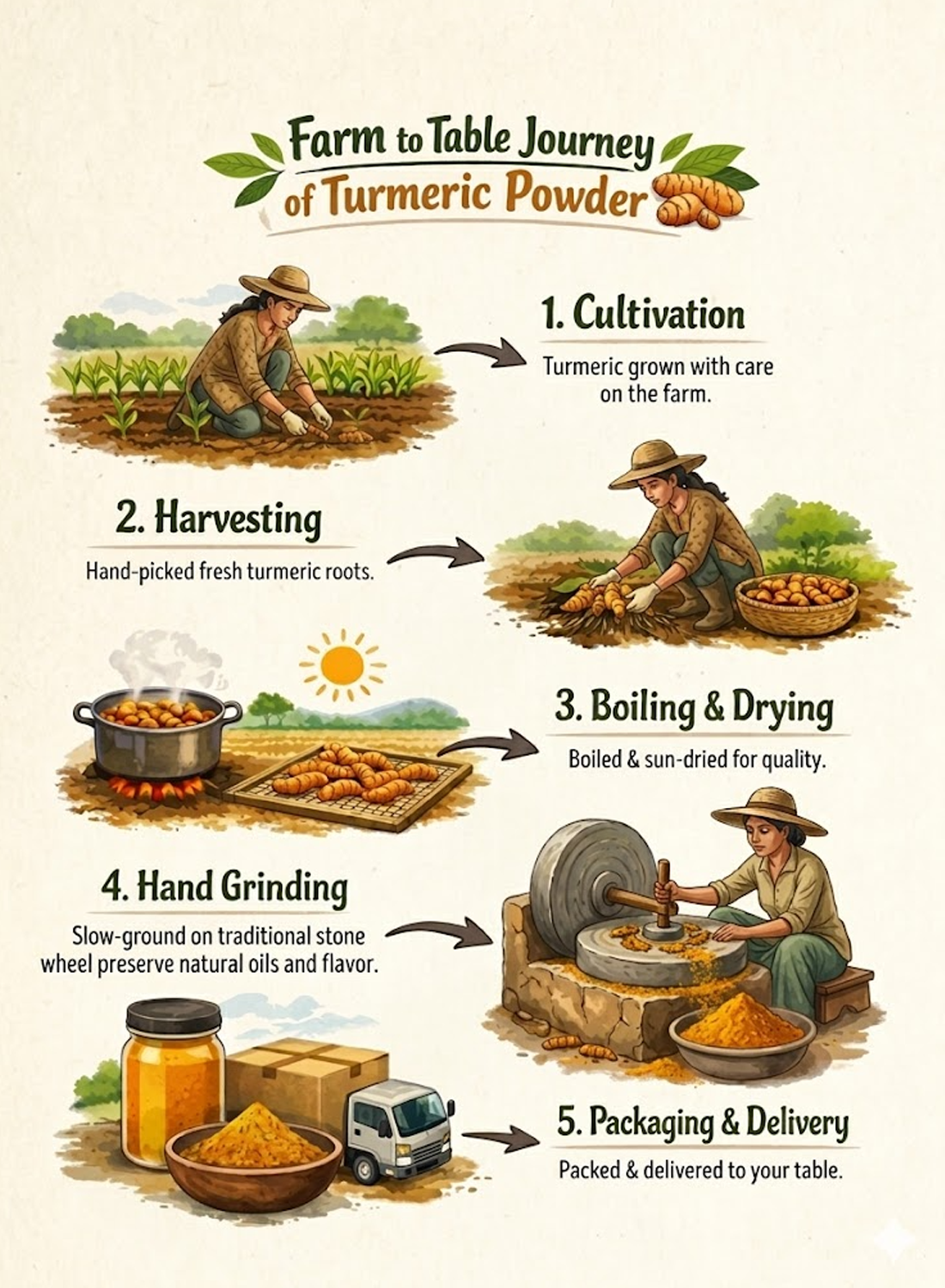 Turmeric Powder – Pure & Natural Haldi | Chemical-Free & Unadulterated