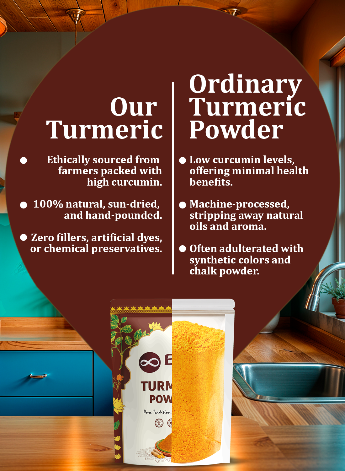 Turmeric Powder – Pure & Natural Haldi | Chemical-Free & Unadulterated
